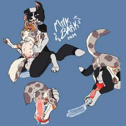 after_anal ahegao animal_genitalia animal_penis animal_vulva anthro anthro_on_feral anus balls bell bell_collar bestiality big_penis blush bodily_fluids breasts butt canine_genitalia canine_penis canine_vulva collar cum cum_drip cum_in_ass cum_in_vagina cum_inside dripping duo ejaculation erection eunuch excessive_cum excessive_genital_fluids female female_penetrated feral fluffy fur genital_fluids genitals herm herm/female herm/male herm_penetrated herm_penetrating herm_penetrating_female intersex intersex/female intersex/male intersex_penetrated intersex_penetrating intersex_penetrating_female intraspecies intraspecies_bestiality knot knot_root knotted_penis knotting large_penetration large_vulva looking_pleasured male male/female male/male male_penetrating male_penetrating_herm male_penetrating_intersex markings nipples nude open_mouth penetration penile penile_penetration penis pregnant sex sheath simple_background smile spots spotted_markings tail tongue tongue_out vaginal vaginal_knotting vaginal_penetration vulva m1lkb4rk mayternity mayternity_2024 moon_(selenianskye) sunny_(m1lkb4rk) border_collie canid canine canis collie domestic_dog herding_dog mammal pastoral_dog rough_collie sheepdog 1:1 digital_media_(artwork) hi_res sketch_page