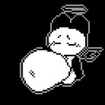 abdominal_bulge ambiguous_gender belly belly_expansion big_belly digestion expansion oral_vore rumbling_stomach solo sound_effects struggling struggling_prey text unwilling_prey vore dark-lunch tamagotchi 1:1 animated digital_media_(artwork) low_res pixel_(artwork) pixel_animation short_playtime