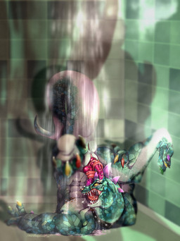 2_penises abs animal_genitalia animal_penis anthro autofellatio being_watched bodily_fluids caught_in_the_act caught_masturbating claws collar colored_nails erection facial_piercing feet forked_tongue genital_fluids genital_piercing genitals green_body gym_shower hemipenes licking lip_piercing long_tongue looking_at_another looking_at_viewer male masturbation multi_genitalia multi_penis multiple_piercings muscular muscular_anthro muscular_male nails nose_piercing nude open_mouth oral oral_masturbation pecs penile penile_masturbation penis penis_piercing piercing public public_shower scales shower simple_background smile solo tail teeth tongue tongue_out wet thatgaygoat goat_(movie) sony_corporation sony_pictures modo_olachenko komodo_dragon lizard monitor_lizard reptile scalie absurd_res digital_media_(artwork) hi_res