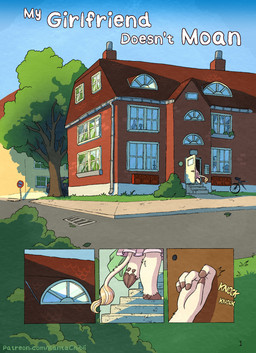 5_fingers ambiguous_gender anthro barefoot building clothed clothed_anthro clothing door dress feet fingers fur hooves house humanoid_hands knocking knocking_on_door outside page_number plant solo tail tan_body tan_fur text tree kantachibli clover_(kantachibli) bovid bovine cattle mammal comic english_text hi_res url female_(lore)
