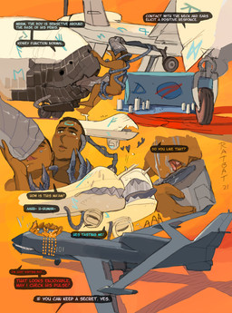 1_eye aircraft airplane big_pussy big_tongue blush bodily_fluids butt candle claws cunnilingus drone_(vehicle) eyes_closed female feral genital_fluids genitals group heart_symbol interspecies interspecies_romance larger_female licking looking_pleasured machine machine_sex male male/female mechadendrites not_furry nude open_mouth oral quivering_lips sex sharp_teeth size_difference smaller_male tasting teeth text tongue tongue_out uav uav_drone vaginal vehicle vulva ratbat animate_inanimate dire_aircraft dire_machine dire_vehicle human living_aircraft living_machine living_vehicle mammal 2021 colored comic digital_drawing_(artwork) digital_media_(artwork) english_text hi_res signature watermark