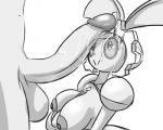 anthro big_breasts blush bodily_fluids breasts cum cum_on_face duo faceless_character faceless_male female genital_fluids genitals heart_eyes heart_symbol machine male nipples penis pokemorph simple_background solo_focus white_background latiar nintendo pokemon generation_7_pokemon legendary_pokemon magearna mammal pokemon_(species) robot 2019 5:4 monochrome