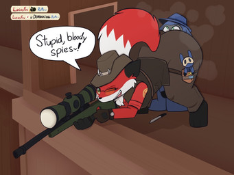 2fort against_surface against_wall anthro ass_up big_butt body_worship butt clothed clothing dominant dominant_male duo facesitting femboy girly_dominant gun knife male male/male musk musk_cloud musk_drunk musk_worship musky_butt plushie ranged_weapon rifle sitting_on_another sniffing sniffing_clothes thick_thighs weapon mr_rottson team_fortress_2 valve lucas_the_fox rotto_(mrrottson) sniper_(team_fortress_2) spy_(team_fortress_2) canid canine fox lagomorph leporid mammal rabbit