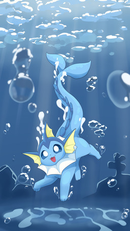 3_toes ambiguous_feral ambiguous_gender big_tail blue_body blue_sclera blue_skin blue_tail bubble cute_fangs day detailed_background ear_fins fangs feet feral fin frill_(anatomy) front_view happy head_fin kemono light light_beam looking_at_viewer monotone_tail neck_frill open_:3 open_mouth open_smile outside pink_tongue quadruped rock smile solo sunbeam sunlight swimming tail tail_fin teeth toes tongue underwater water white_eyes nacl_chicken nintendo pokemon eeveelution generation_1_pokemon mammal marine pokemon_(species) vaporeon 2024 absurd_res blue_theme colored digital_media_(artwork) full-length_portrait hi_res portrait shaded