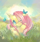 blue_eyes cloud feathered_wings feathers female feral fur grass hair long_hair one_eye_closed outside pink_hair plant sky smile solo sun wings wink yellow_body yellow_feathers yellow_fur erinliona friendship_is_magic hasbro my_little_pony mythology fluttershy_(mlp) arthropod butterfly equid equine insect lepidopteran mammal mythological_creature mythological_equine pegasus hi_res