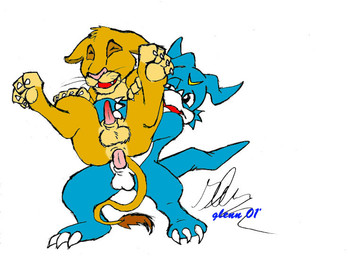2001 anal anal_penetration animal_genitalia animal_penis anthro anthro_on_feral anus balls bestiality black_eyes blue_body blue_skin butt cat claws cub digimon disney duo erection eyes_closed feline feline_penis feral glenn hug humanoid humanoid_penis interspecies lion lizard male male/male mammal nude open_mouth paws penetration penis reptile scalie sex shota simba simple_background spread_legs spreading the_lion_king veemon white_background young

Rating: Explicit
Score: 9
User: Granberia
Date: June 11, 2015
