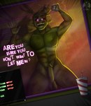 abs absurd_res against_surface anthro balls big_penis blush censor_removal_edit english_text erection five_nights_at_freddy's five_nights_at_freddy's_3 genitals glans glass hi_res huge_filesize huge_penis humanoid_genitalia humanoid_penis lagomorph leporid looking_at_viewer male mammal nude nude_anthro nude_male on_glass penis rabbit scottgames smile solo springtrap_(fnaf) standing text third-party_edit toynnies