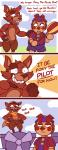 duo eye_patch eyewear hook machine scarf text asteryxx five_nights_at_freddy's five_nights_at_freddy's_2 five_nights_at_freddy's_world scottgames balloon_boy_(fnaf) foxy_(fnaf) animatronic canid canine fox humanoid mammal robot animated animated_comic comic english_text hi_res loop