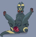 ahegao anal anal_penetration anthro balls blush bulge canid canine duo eeveelution face_squish generation_2_pokemon genitals hi_res lavenderscent looking_pleasured male male/male mammal nintendo penetration pokemon pokemon_(species) squish umbreon unnamed_character