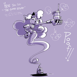 2_horns anthro big_breasts big_hair breasts container countershading cowbell cup dialogue disposable_cup ear_piercing female fluffy fluffy_hair fur ghost_tail hair hand_on_hip horn navel pasties piercing purple_background simple_background small_waist solo text wool_(fur) sachasketchy idw_publishing sega sonic_the_hedgehog_(comics) sonic_the_hedgehog_(idw) sonic_the_hedgehog_(series) lanolin_the_sheep_(sonic) bovid caprine genie mammal sheep 1:1 2025 digital_media_(artwork) english_text hi_res monochrome