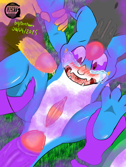 anal anal_penetration anthro big_penis bodily_fluids bulge forced genital_fluids genitals group holding_both_legs holding_wrist huge_penis leaking_precum male male/male musk musky_penis penetration penis penis_on_face precum precum_string rape sex slit_penis dcatkuro bandai_namco digimon nintendo pokemon banette digimon_(species) drowzee generation_1_pokemon generation_3_pokemon haunter pokemon_(species) veemon 3:4