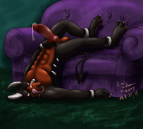 2015 3_toes abs animal_genitalia anthro balls biceps butt canine canine_penis claws cum cum_on_face dog erection fur glans holding_penis horn houndoom jewelry knot knot_tugging licking looking_at_viewer lying male mammal muscles nidopug nintendo nude open_mouth pecs penis pokémon red_eyes shadow smile sofa solo teeth toe_claws toes tongue tongue_out video_games
Rating: Explicit
Score: 6
User: N7
Date: February 24, 2015 2015 3_toes abs animal_genitalia anthro balls biceps butt canine canine_penis claws cum cum_on_face dog erection fur glans holding_penis horn houndoom jewelry knot knot_tugging licking looking_at_viewer lying male mammal muscles nidopug nintendo nude open_mouth pecs penis pokémon red_eyes shadow smile sofa solo teeth toe_claws toes tongue tongue_out video_games
Rating: Explicit
Score: 6
User: N7
Date: February 24, 2015