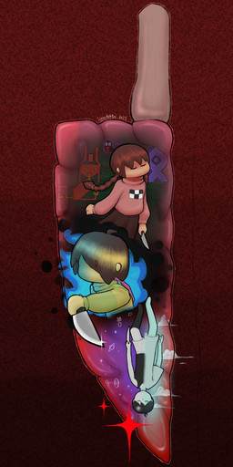 adolescent brain clothing cloud dark_fountain dream eyes_closed female grass group hair hospital_gown knife male organs plant ponytail red_eyes sky sweater topwear trio young pseudokym boy_kisser_(meme) deltarune omori_(game) undertale_(series) kris_(deltarune) madotsuki omori_(omori) ghost haplorhine human mammal monkey primate spirit 2025 absurd_res digital_media_(artwork) hi_res meme