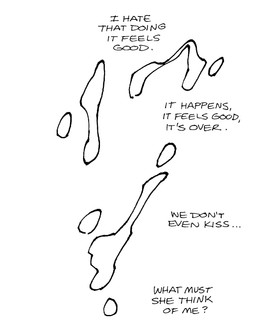 bodily_fluids cum cum_splatter dialogue genital_fluids offscreen_character simple_background text white_background zero_pictured gaydottiff 2024 black_and_white comic english_text hi_res monochrome