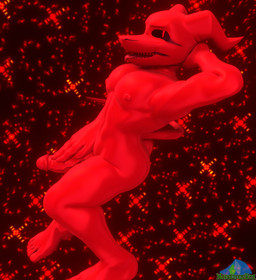 abs black_eyes butt dark_eyes feet genitals hand_behind_head hand_on_penis humanoid_feet humanoid_genitalia humanoid_penis looking_at_viewer male muscular muscular_male narrowed_eyes nipples nude pattern_background pecs penis plantigrade red_body red_eyes red_skin simple_background smile smiling_at_viewer solo star-shaped_background star_polygon tail teeth_showing tongue tongue_out vein veiny_penis albalbalb earthbound_(series) nintendo giygas alien alien_humanoid gieeg humanoid 2025 3d_(artwork) digital_media_(artwork) hi_res watermark