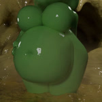 abdominal_bulge anthro belly belly_expansion bloated breasts digestion digestion_noises expansion female female_pred inside_stomach larger_female navel rumbling_stomach size_difference solo sound_effects squirming vore silly_roll gastropod mollusk slug 1:1 animated short_playtime sound webm