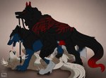 animal_genitalia animal_penis animal_pussy antlers black_body black_collar black_fur black_penis blue_body blue_eyes blue_fur brown_body brown_fur canine_genitalia canine_penis canine_pussy collar erection female female_penetrated feral feral_on_feral feral_penetrated feral_penetrating feral_penetrating_feral fur genitals group group_sex horn leash leash_pull logo lucky_pierre male male/female male/male male_penetrated male_penetrating male_penetrating_female male_penetrating_male markings narrowed_eyes open_mouth orange_eyes penetration penis pink_tongue pussy red_markings red_penis sex side_view simple_background threesome tongue tongue_out trio white_body white_fur white_markings killthe_demon canid canine mammal 2024 artist_logo dated hi_res signature