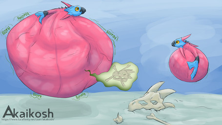 beak belly big_belly black_beak blue_head blue_tail bone digestion feral fish_tail group huge_belly red_belly red_body red_fin rumbling_stomach skull tail trio underwater vore water yellow_eyes akaikosh mythology aquatic dragon fish mythological_creature mythological_scalie scalie symbiote_(subnautica) 16:9 2021 watermark widescreen