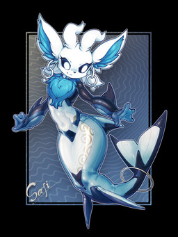 bound clothing female latex latex_clothing latex_skinsuit legs_tied mermaid_costume mermaid_suit ring_on_leg skinsuit solo split_form tight_clothing tuya microsoft ori_(series) xbox_game_studios safi_(holocesaphira) aquatic merfolk absurd_res hi_res