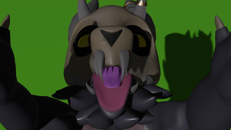 anthro daddy_kink grow growing growth imminent_vore king macro male micro muscular open_mouth paws personnage royalty solo drago31 disney the_owl_house king_clawthorne demon titan_(the_owl_house) 16:9 4k absurd_res hi_res widescreen