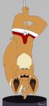 anthro anthrofied balls_in_underwear bulge clothing collar looking_at_viewer male pokemorph pole simple_background solo stripper underwear rickochet nintendo pokemon eevee generation_1_pokemon mammal pokemon_(species) 2020 absurd_res digital_media_(artwork) hi_res