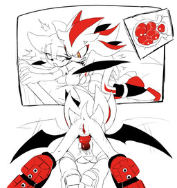 ahegao angry angry_sex anthro anus armwear big_breasts bodily_fluids boots breasts clothing drooling duo egg elbow_gloves female female_penetrated footwear from_behind_position genitals gloves handwear herm intersex intersex/female intersex_penetrating knot knotted_penis legwear looking_pleasured maleherm maleherm/female maleherm_penetrating oviposition ovipositor_penis penetration penile penile_penetration penis penis_in_vagina red_eyes saliva sex shoes tail thigh_boots thigh_highs uterus vaginal vaginal_penetration vulva wings ben195r sega sonic_the_hedgehog_(series) rouge_the_bat shadow_the_hedgehog bat eulipotyphlan hedgehog honduran_white_bat leaf-nosed_bat mammal microbat yangochiropteran hi_res