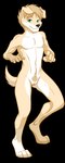 andromorph anthro countershading featureless_chest femboy green_eyes hair intersex nude pubes simple_background solo sapphwolf malachitetiger canid canine canis domestic_dog mammal 2021 hi_res