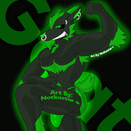 anthro bulge clothing genitals glowing hairy happy male penis piercing ring_piercing smile solo thong transformation underwear conditional_dnp notkastar jack_dragon_(notkastar) bovid caprine goat mammal 1:1