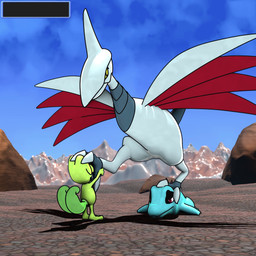 ambiguous_gender avian_feet blue_body feet feral foot_fetish foot_lick green_body group licking open_mouth size_difference talking_to_another talon_fetish talons text toes tongue trio wings yellow_eyes aquinas_audax nintendo pokemon pokemon_mystery_dungeon spike_chunsoft avian bird generation_2_pokemon generation_3_pokemon pokemon_(species) reptile scalie skarmory totodile treecko 1:1 2026 3d_(artwork) absurd_res animated blender_(artwork) blender_eevee_(artwork) digital_media_(artwork) english_text hi_res short_playtime webm