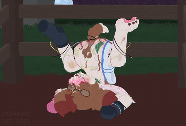 anal anal_infestation anal_penetration anthro anus band-aid bandage bite_mark blood bodily_fluids bound broken_glasses bruised bruised_eye clothed clothing clothing_around_one_leg crying cum cum_on_face cum_on_own_face cum_on_self eyewear feral flaccid forced gaping gaping_anus genital_fluids genitals glasses humanoid_genitalia humanoid_penis improvised_bondage infestation legs_tied male nipple_fetish nipple_play nosebleed parasite partially_clothed peeing peeing_on_self penetration penis rape scratches sex slime solo tears unconscious underwear underwear_around_one_leg underwear_down upside_down urethral_infestation urine urine_on_self watersports wounded young yashak arthropod canid canine canis domestic_dog gastropod insect larva maggot mammal mollusk slug worm absurd_res hi_res