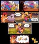 anthro bottomwear clothing cough denim denim_bottomwear denim_clothing denim_shorts dialogue embarrassed fart fart_cloud fart_fetish female group heart_eyes heart_symbol hug jeans laugh male pants plantigrade shorts square_crossover text tenuousoddity activision crash_bandicoot_(series) coco_bandicoot crash_bandicoot pirate_tawna tawna_bandicoot bandicoot mammal marsupial 2020 comic english_text hi_res brother_(lore) brother_and_sister_(lore) sibling_(lore) sister_(lore)