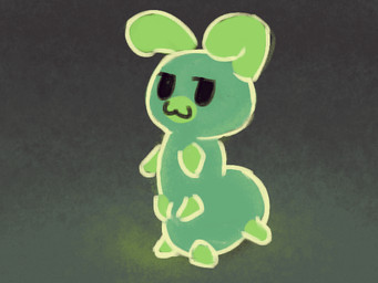 :3 ambiguous_gender antennae_(anatomy) ass_up feral looking_at_viewer lying multi_limb narrowed_eyes on_front seductive solo miii_cho bits_and_bops arthropod caterpillar insect larva worm animated