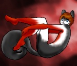 :3 anthro breasts female pose small_breasts solo tail twinfoxes skitter_(character) mammal prevost's_squirrel rodent sciurid tree_squirrel low_res