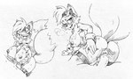 2022 2_tails aged_up anthro anthro_penetrated areola black_and_white blush bodily_fluids breast_grab breast_play breasts butt canid canine clothing crossgender cum cum_in_pussy cum_inside duo erection eyewear eyewear_on_head faceless_character faceless_male female female_focus female_on_top female_penetrated fox genital_fluids genitals gloves goggles goggles_on_head hair hand_on_breast handwear holding_breast looking_back male male/female male_on_bottom male_penetrating male_penetrating_female mammal miles_prower monochrome mostly_nude mtf_crossgender multi_tail nipples on_bottom on_top one_eye_closed open_mouth pen_(artwork) penetration penile penile_penetration penis penis_in_pussy pussy sega sex simple_background sketch smile solo_focus sonic_the_hedgehog_(series) tail titfuck traditional_media_(artwork) twistedterra vaginal vaginal_penetration white_background