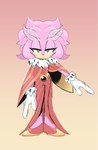 antennae_(anatomy) anthro belt biped cape clothing ermine_(heraldry) eyelashes female footwear front_view fur gloves green_eyes hair half-closed_eyes handwear looking_at_viewer narrowed_eyes pink_body pink_fur pink_hair red_background red_cape red_clothing red_footwear red_robe red_shoes robe shoes simple_background solo standing white_clothing white_gloves white_handwear adam_bryce_thomas idw_publishing sega sonic_the_hedgehog_(comics) sonic_the_hedgehog_(idw) sonic_the_hedgehog_(series) lamp_(adam_bryce_thomas) arthropod insect lepidopteran 2023 colored_sketch digital_drawing_(artwork) digital_media_(artwork) hi_res sketch