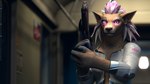 4_fingers anthro bionic_eye bionics black_nose clothed clothing cybernetic_eye cybernetics female fingers fur futuristic gun hair handgun holding_object holding_weapon inside inside_train jacket looking_at_viewer machine pink_eyes pink_hair pistol ranged_weapon solo subway tan_body tan_fur text topwear train vehicle weapon white_body white_fur white_hair alekksandar conditional_dnp thatworgen blizzard_entertainment warcraft canid mammal were werecanid worgen 16:9 2021 3d_(artwork) 4k absurd_res autodesk_3ds_max_(artwork) digital_media_(artwork) hi_res url watermark widescreen