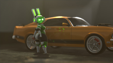 big_butt butt car clothed clothed_female clothing electronics female green_clothing green_eyes green_inner_ear hand_on_butt headgear headphones huge_butt huge_hips huge_thighs machine one_eye_closed one_piece_suit outside screen screen_face shortstack shortstack_female thick_thighs vehicle wide_hips wink kravenblacktail zoidrawzaton_(modeler) project_turboblast tempo_(project_turboblast) animal_humanoid humanoid lagomorph leporid mammal robot robot_anthro 16:9 3d_(artwork) digital_media_(artwork) hi_res widescreen
