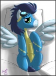 bed bulge camel_tail clothed clothing equine feral friendship_is_magic lying male mammal my_little_pony on_back pegasus penis pillow skinsuit skipsy soarin_(mlp) solo tight_clothing wing_boner wings wonderbolts_(mlp)
Rating: Explicit
Score: 13
User: Skipsy
Date: January 22, 2012