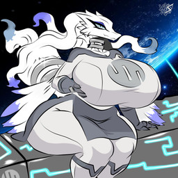 anthro big_breasts breasts clothing cosplay crossover_cosplay female gloves handwear huge_breasts pokemorph sitting solo space viltrumite_uniform waffl3_smash image_comics invincible_(image_comics) mythology nintendo pokemon dragon generation_5_pokemon legendary_pokemon mythological_creature mythological_scalie pokemon_(species) reshiram scalie viltrumite 1:1 absurd_res crossover digital_drawing_(artwork) digital_media_(artwork) hi_res