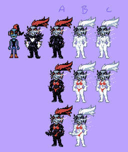 anthro armor armor_plates big_penis bikini clothing energy female genitals glowing glowing_eyes group gynomorph hair intersex muscular muscular_female penis solo swimwear two-piece_swimsuit dracozhilla undertale undertale_(series) undyne undyne_the_undying animal_humanoid fish fish_humanoid ghost humanoid marine marine_humanoid spirit undead absurd_res digital_media_(artwork) hi_res pixel_(artwork)