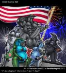 2017 4th_of_july abs aircraft aircraft_humanoid airplane american_flag anthro balls barely_visible_genitalia barely_visible_pussy belly big_balls big_belly big_penis breasts canton conditional_dnp copyright_symbol english_text erect_nipples erection f-22 female fireworks flag flag_(object) flagpole foreskin genitals gesture group heart_symbol holding_flag holding_object holidays jet kneeling living_aircraft living_machine living_vehicle machine male markings muscular muscular_male nipples nude partially_retracted_foreskin pecs penis pregnant pussy renthedragon salute samuel_(renthedragon) standing star star_(marking) star_on_body star_polygon symbol text united_states_of_america vehicle wings