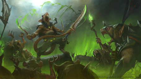 angry anthro armor brown_body brown_fur buckteeth fur group headgear helmet holding_melee_weapon holding_object holding_staff holding_sword holding_weapon hood male melee_weapon open_mouth pauldron staff standing sword tail tail_holding_object tail_holding_sword teeth weapon xavier_ribeiro total_war:_warhammer warhammer_(franchise) mammal rodent skaven 16:9 2019 4k absurd_res digital_media_(artwork) hi_res official_art widescreen