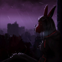 ambiguous_gender black_clothing black_hoodie black_topwear clothing electricity hoodie lightning outside purple_sky raining red_body red_scales ruins scales sky solo topwear conditional_dnp kiva~ kiva_(kiva) lizard reptile scalie 1:1 2015 animated loop