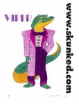 3_toes anthro barefoot biped claws clothing colored crocodile crocodilian crocodylid desiree_lee feet james_m_hardiman male plantigrade reptile scalie solo suit toes traditional_media_(artwork) viper_(btt)