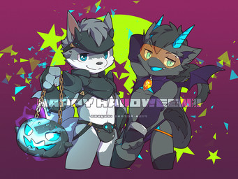 anthro black_body black_clothing black_fur black_jockstrap black_underwear clothing duo fur grey_body grey_fur jockstrap looking_at_viewer male slim_anthro slim_male underwear oouyuki_benten mythology aeshma_(oouyuki_benten) canid canine canis dragon furred_dragon furred_scalie mammal mythological_creature mythological_scalie scalie wolf 2017 4:3