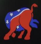 ambiguous_gender auto_vore black_background butt feral fur head_up_your_own_ass politics simple_background solo star united_states_of_america vore unknown_artist democrat democrat_donkey asinus donkey equid equine mammal digital_media_(artwork) low_res