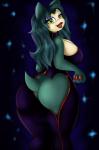 anthro anthrofied big_breasts big_butt black_background breasts butt clothing curvy_figure dress female hair heart_symbol lipstick long_hair looking_at_viewer makeup open_mouth pokemorph simple_background solo thick_thighs voluptuous neronova nintendo pokemon nina_snorlax bear generation_1_pokemon mammal pokemon_(species) snorlax hi_res