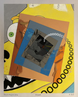 anthro border brown_body brown_fur eyebrows fellatio forced fur genitals green_eyes horn male multicolored_tentacles open_mouth oral orange_body orange_fur penile penis priest priest_robes screaming sex smile spiral tentacles text yellow_body yellow_fur zoom_out sharkinthepark all_mighty_lord_(sharkinthepark) barry_(sharkinthepark) dr_knot_(sharkinthepark) rowel_(sharkinthepark) avian bat bird bovid bovine canid canine cattle equid equine horse mammal owl 2026 4:5 absurd_res comic english_text hi_res pastel_(artwork) traditional_media_(artwork)
