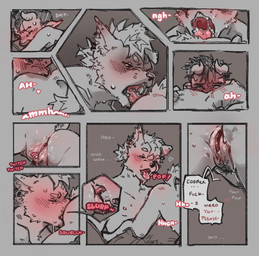 andromorph andromorph/male anthro bedroom bedroom_sex bodily_fluids comic_panel cunnilingus dialogue duo genital_fluids genitals intersex intersex/male male oral pubes romantic romantic_couple saliva saliva_string sex sweat text tongue tongue_out vaginal vaginal_fluids vulva pvppypilled404 cooper_(pvppy) toto_(pvppy) bovid bovine canid canine mammal comic digital_media_(artwork) english_text hi_res monochrome sketch_page