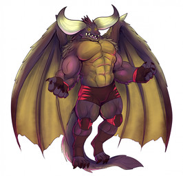 2_horns 4_toes 5_fingers abs anthro arm_spikes barefoot beckoning biceps big_horn black_clothing black_underwear clothed clothing feet fingerless_gloves fingers gesture gloves glowing glowing_eyes handwear horn knee_pads male mask membrane_(anatomy) membranous_wings muscular muscular_anthro muscular_arms muscular_male open_mouth pecs sharp_teeth shoulder_spikes simple_background solo spikes spikes_(anatomy) sports_mask sportswear tail teeth toes topless topless_anthro topless_male underwear white_background wings wrestling_mask yellow_glow mrkermodebear capcom monster_hunter mythology dragon elder_dragon mythological_creature mythological_scalie nergigante scalie 2023 digital_media_(artwork) hi_res